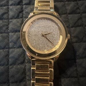 Michael Kors Gold and Silver Women's Watch- Working